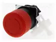 HÄTÄKYTKIN - 22MM - ASENNOT: 2 - PUNAINEN - EI OLE - A22E - Taulukytkimet, standardi 22mm - A22E-S - 1