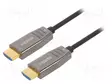 KAAPELI - HDMI-PISTOKE,MOLEMMIN PUOLIN - HDMI 2.1,OPTINEN - HDMI, DVI, DisplayPort johdot - AK-330126-150-S - 1