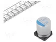 KONDENSAATTORI: POLYMEERI-LOW ESR - H: 12,7MM - 1500UF - 6,3VDC - SMD - SMD-polymeerikondensaattorit - PCJ0J152MCL9GS - 1