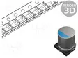 KONDENSAATTORI: POLYMEERI-LOW ESR - H: 12,7MM - 2700UF - 2,5VDC - SMD - SMD-polymeerikondensaattorit - PCJ0E272MCL1GS - 1