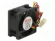 LAITETUULETIN - DC - 12VDC - 40X40X20MM - 25DBA - EBR - 2,82MMH2O - DC 12V tuulettimet - AK-4020MS - 1