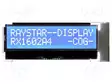 LCD NÄYTTÖ - AAKKOSNUMEERINEN - COG,STN NEGATIVE - 16X2 - SININEN - Aakkosnumeeriset LCD-näytöt - RX1602A4-BIW-TS - 1