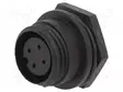 LIITIN: PYÖREÄT - N LIITINAARAS - PIN: 4 - 125V - ILMAN LIITOKSIA - PX liittimet - PX041204S - 1