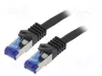 PATCH KAAPELI - S/FTP - CAT 6A - RJ45-PISTOKE,MOLEMMIN PUOLIN - LANKA - RJ45 Ethernet kaapelit - C6A143S - 1