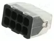 PIKALIITIN - 24A - 450V - JOUSIPURISTIN - MUSTA - POLYKARBONAATTI - 11MM - WAGO ja muut pikaliittimet - PC218S - 1