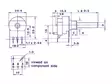 POTENTIOMETRI MONO LOG 220K KYTKIMELLÄ - Hiilipotentiometrit - K220BMS - 2