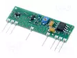 RF - AM-VASTAANOTIN - AM,ASK - 433,92MHZ - -106DBM - 5VDC - RF moduulit - AC-RX2CS - 1