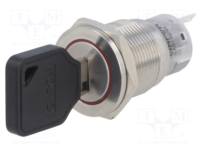 AVAINKYTKIN - ASENNOT: 2 - KYTK.TAPA: ON-ON - Avainkytkimet - V19-KEY-P-21-S - 1