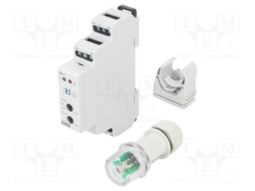 HÄMÄRÄKYTKIN - DIN-KISKOLLE - 230VAC - SPDT - IP20 - 16A - -20÷55°C - Rakennusautomatiikka - SOU-1230VSKS - 1