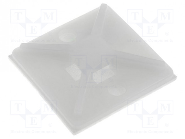 KAHVA - RUUVATTU,ITSEKIINNITTYVÄT - POLYAMIDI - UL94V-2 - A: 28MM - Nippusideankkurit - FIX-CM-28S - 1