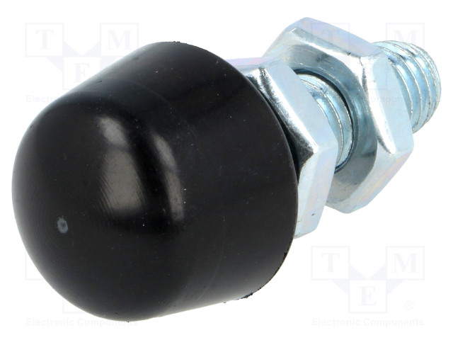 KIRISTYSPULTTI - RUUVIKIERRE: M10 - ALUSTAN HALK: 18MM - L: 50MM - Pystypuristimet ja kiristysvivut - GN708.1-M10-50-B-S - 1