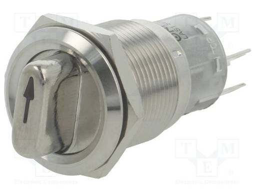 KIERTOKYTKIN - AS: 2 - SPDT - 0,5A/220VAC - 1A/24VDCOHM - IP40 - Kiertokytkimet - V19-11X-21-12G-S - 1