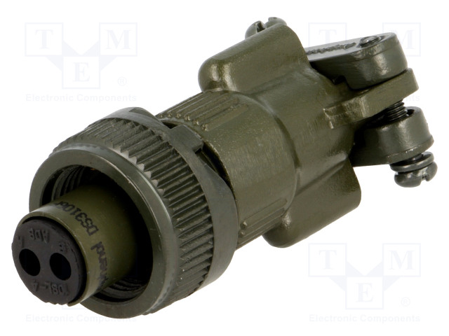 LIITIN: PYÖREÄT - PISTOKE - JOHTOON - PIN: 2 - NAARAS - JUOTETTAVA - 13A - C16-1 EcoMate liittimet - DS3106F-10SL-4S - 1