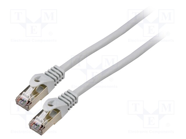 PATCH KAAPELI - F/UTP - CAT: 5E - RJ45-PISTOKE,MOLEMMIN PUOLIN - LANKA - RJ45 Ethernet kaapelit - PCF5-10CC-2000-S - 1