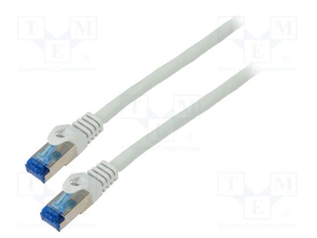 PATCH KAAPELI - S/FTP - CAT 6A - RJ45-PISTOKE,MOLEMMIN PUOLIN - LANKA - RJ45 Ethernet kaapelit - PCF6A-10CC-2000-S - 1
