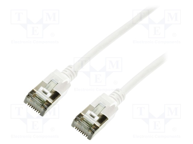 PATCH KAAPELI - U/FTP - CAT: 6A - RJ45-PISTOKE,MOLEMMIN PUOLIN - LANKA - RJ45 Ethernet kaapelit - CQ9021S - 1