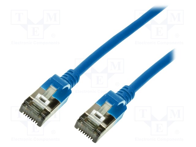 PATCH KAAPELI - U/FTP - CAT: 6A - RJ45-PISTOKE,MOLEMMIN PUOLIN - LANKA - RJ45 Ethernet kaapelit - CQ9076S - 1