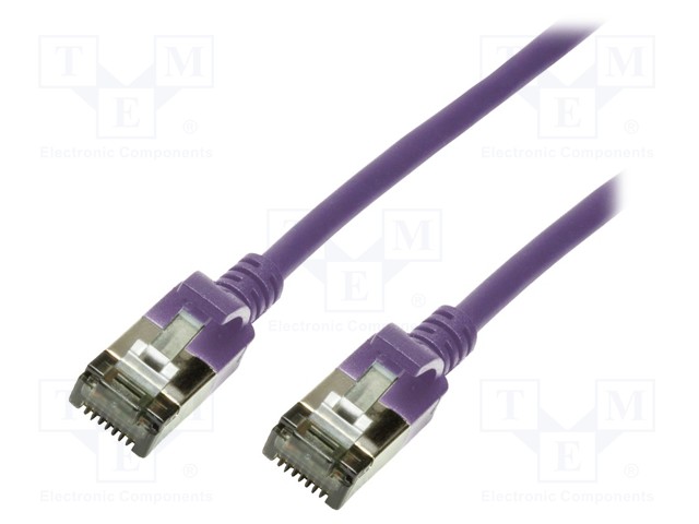 PATCH KAAPELI - U/FTP - CAT: 6A - RJ45-PISTOKE,MOLEMMIN PUOLIN - LANKA - RJ45 Ethernet kaapelit - CQ9079S - 1