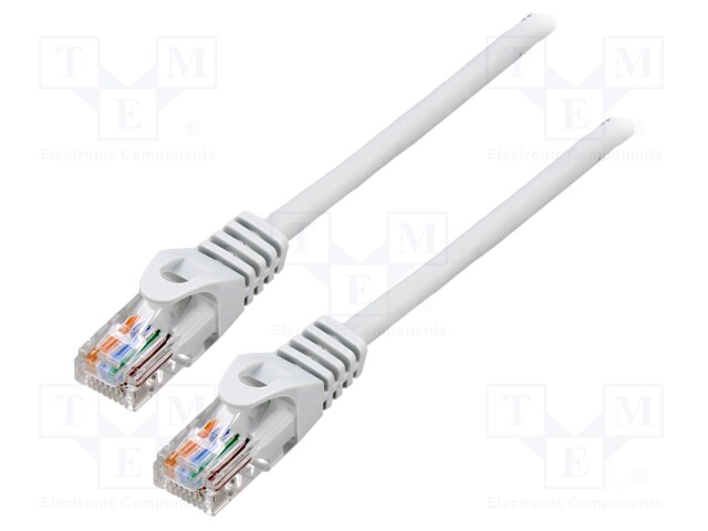 PATCH KAAPELI - U/UTP - CAT: 5E - RJ45-PISTOKE,MOLEMMIN PUOLIN - LANKA - RJ45 Ethernet kaapelit - PCU5-10CC-0200-S - 1