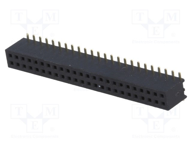 PIIKKIRIMALIITIN - N LIITINAARAS - PIN: 48 - SMT - SUORA - 1A - 1,27MM - Piikkirimaliittimet - DS1065-05-2X24S8BS - 1
