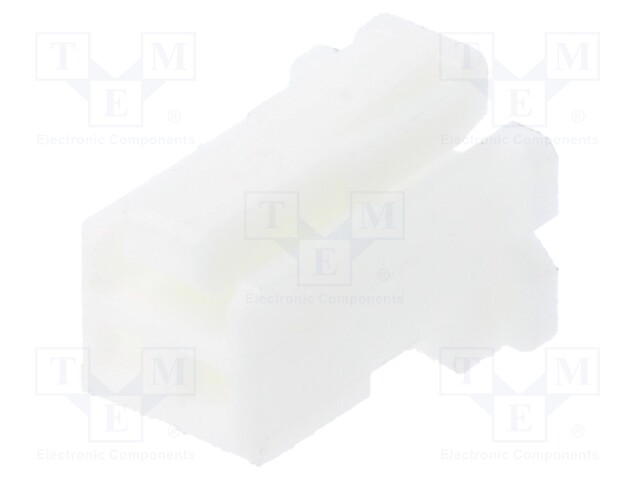 LIITIN: JOHTO-LEVY - PISTOKE - NAARAS - PIN: 2 - PA - 3A - SUORA - PURISTUS - Signaaliliittimet rasteri 2,00mm - PAP-02V-S - 1