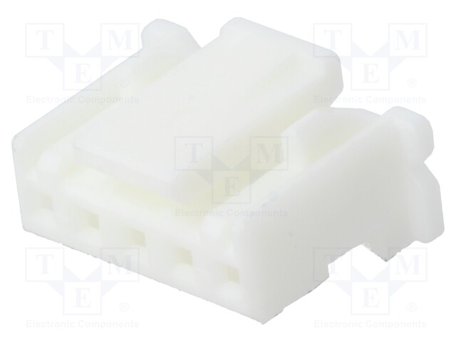 LIITIN: JOHTO-LEVY - PISTOKE - NAARAS - PIN: 5 - PA - 3A - SUORA - PURISTUS - Signaaliliittimet rasteri 2,00mm - PAP-05V-S - 1