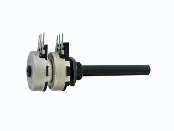 POTENTIOMETRI STEREO LIN 2K2 - Hiilipotentiometrit - K002AS - 1