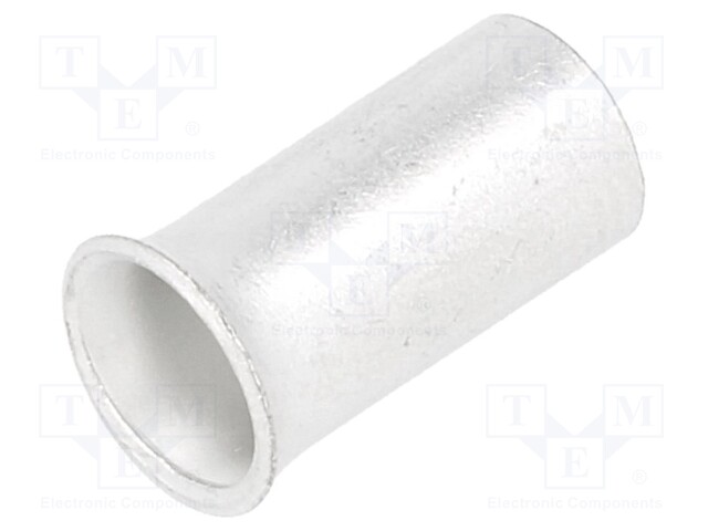 PÄÄTE: PÄÄTEHOLKKI - ERISTÄMÄTÖN - PURISTUS - L: 10,5MM - SISÄØ: 4MM - Pääteholkit ja jatkoholkit - E-S - 1