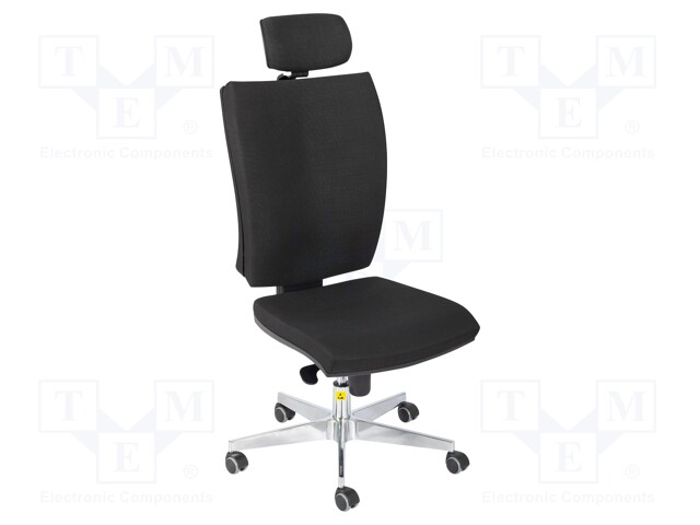 TYÖTUOLI - ESD - NOJAN MIT: 460X500MM - NOJAN MIT: 580X480MM - 435÷500MM - ESD tuolit ja jakkarat - ESD-CHAIR08S - 1