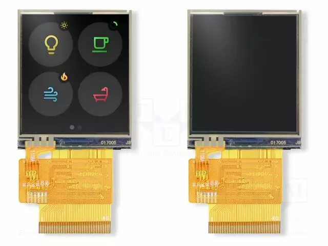 TFT NÄYTTÖ - 1,77" - 128X160 - VALAISTUS: LED - 33,83X43,42MM - RGB - TFT-näytöt - 4DLCD-177-RTP-MS - 1