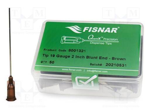 NEULA: TERÄS-2" - KOKO: 19 - SUORA - 700UM - KIINNITYS: LUER LOCK - Jakelulaitteet ja lisätarvikkeet - FIS-19-2-ES - 1