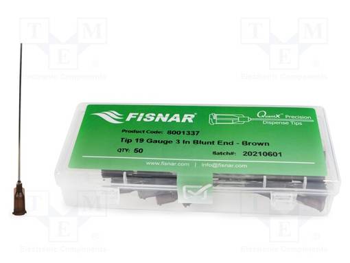 NEULA: TERÄS-3" - KOKO: 19 - SUORA - 0,7MM - KIINNITYS: LUER LOCK - Jakelulaitteet ja lisätarvikkeet - FIS-19-3-ES - 1