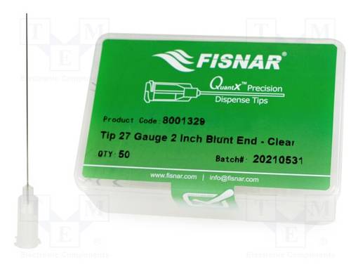 NEULA: TERÄS-2" - KOKO: 27 - SUORA - 200UM - KIINNITYS: LUER LOCK - Jakelulaitteet ja lisätarvikkeet - FIS-27-2-ES - 1