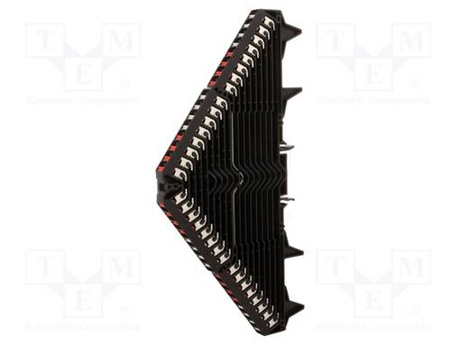 LIITIN: KISKO-5A - JOUSIPURISTIN - MUSTA - POLYKARBONAATTI - 1,5MM2 - Kiskoliittimet - PRV16SW35X15RTWS - 1