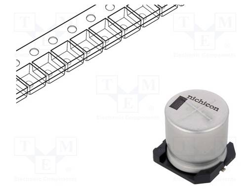 ELEKTROLYYTTIKONDENSAATTORI - LOW ESR - SMD - 470UF - Elektrolyyttikondensaattorit - vaaka - UCL1C471MCL6GS - 1