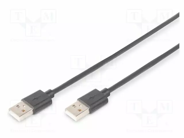 KAAPELI - HIGH SPEED,USB 2.0 - USB A PISTOKE,MOLEMMIN PUOLIN - USB kaapelit ja adapterit - AK-300101-050-S - 1