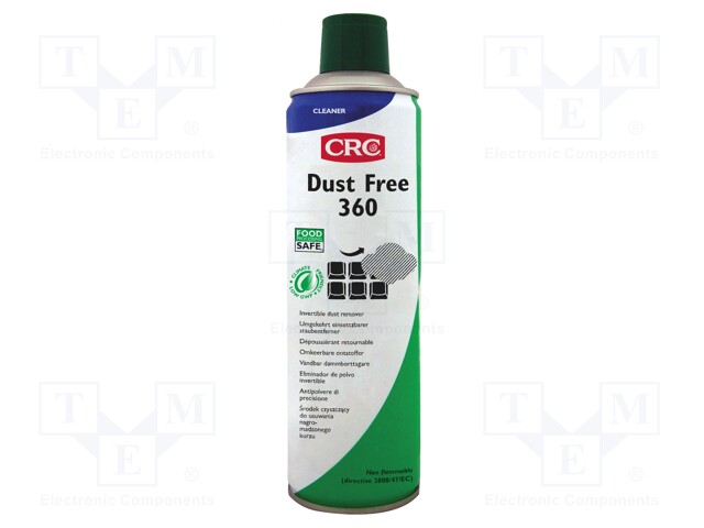 PAINEILMA - AEROSOLI - PURKKI - LÄPINÄKYVÄ - 0,25L - DUST FREE - Kylmäsprayt ja paineilmat - CRC-DF360250-FPS - 1
