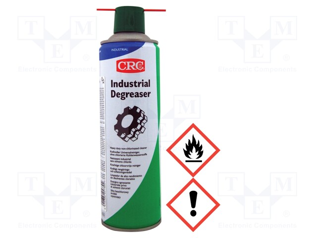 PUHDISTUSAINE - INDUSTRIAL DEGREASER - 0,5L - AEROSOLI - PURKKI - Puhdistuskemikaalit ja aerosolit - CRC-ID500-FPS - 1