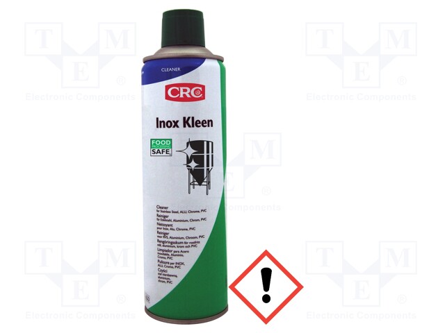 PUHDISTUSAINE - INOX KLEEN - 0,5L - AEROSOLI - PURKKI - VALKOINEN - Puhdistuskemikaalit ja aerosolit - CRC-IK500-FPS - 1