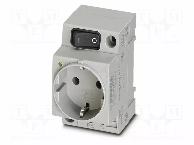 KOJELIITIN RUNKO NAARAS - 16A - PIN: 3 - DIN-KISKOLLE - Kiskoliittimet - EO-CFUTLEDS - 1