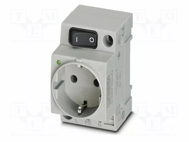 KOJELIITIN RUNKO NAARAS - 16A - PIN: 3 - DIN-KISKOLLE - Kiskoliittimet - EO-CFUTS - 1