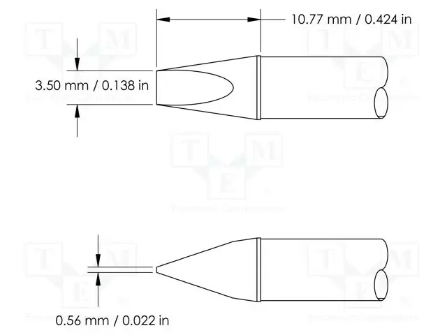 KÄRKI - RUUVIMEISSELI - 3,5MM - 413°C - JUOTINASEMAA VARTEN - Juotinkärjet - HCV-7CH0035S - 1