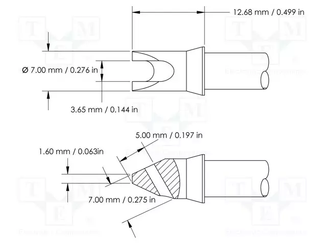 KÄRKI - ERIKOIS-7MM - 468°C - JUOTINASEMAA VARTEN - Juotinkärjet - HCV-8SL0070S - 1