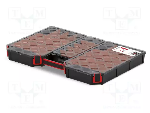 SÄILIÖ: KOLLEKTIIVI - MUSTA - KANNEN VÄRI: LÄPINÄKYVÄ - MATALA - Säiliöt ja rasiat - KTGC60406BS - 1