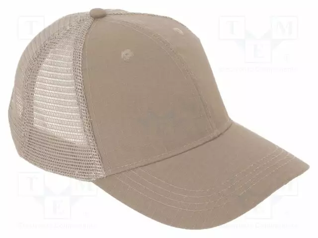 BASEBALL CAP - ADJUSTABLE,WITH NET - BEIGE - COTTON,POLYESTER - Pää- ja kasvosuojat - LAHTI-L101150S - 1