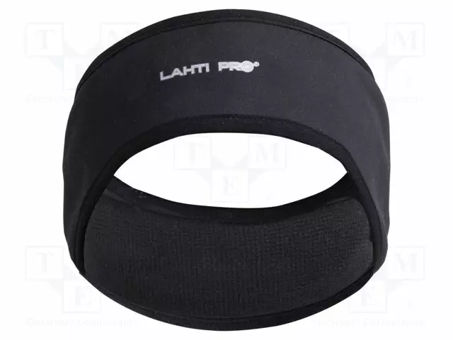 HEADBAND - MUSTA - ELASTANE,POLYESTER - SIZE: ONE SIZE - Pää- ja kasvosuojat - LAHTI-L102220S - 1