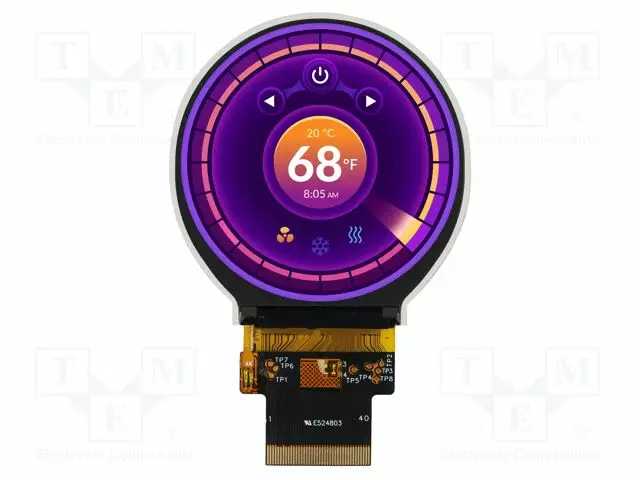 TFT NÄYTTÖ - 2,1" - 480X480 - VALAISTUS: LED - RGB - 1000CD/M2 - 3,3VDC - TFT-näytöt - NHD-2.1480480AF-AS - 1