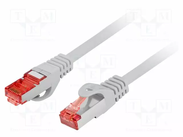 PATCH KAAPELI - S/FTP - CAT: 6 - RJ45-PISTOKE,MOLEMMIN PUOLIN - LANKA - CU - RJ45 Ethernet kaapelit - PCF6-10CU-2000-S - 1