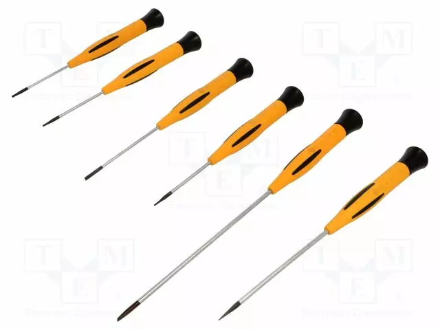 SCREWDRIVER: PRECISION-SET - PRECISION - SLOT - 6PCS. - Ruuvimeisselit ja sarjat - PG-KITS - 1