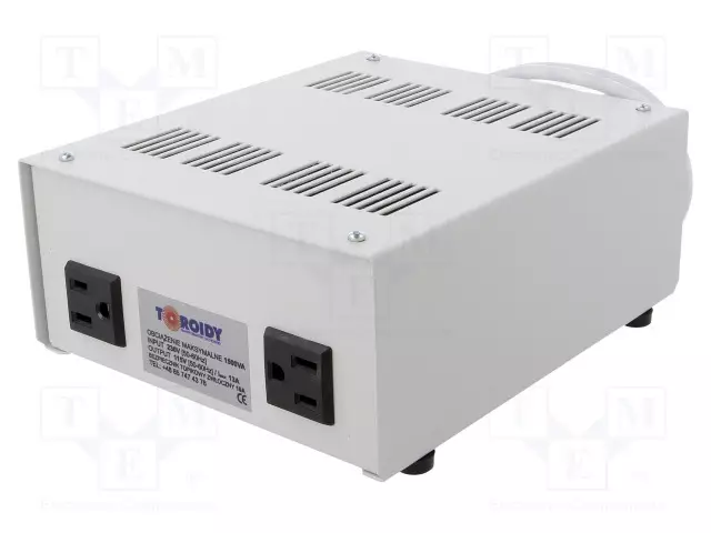 AUTOMAATTIMUUNTAJA - 230VAC - TEHO: 1500VA - UTOISIO.1: 115V - Virtamuuntajat - ATS1500VA-U-UMS - 1